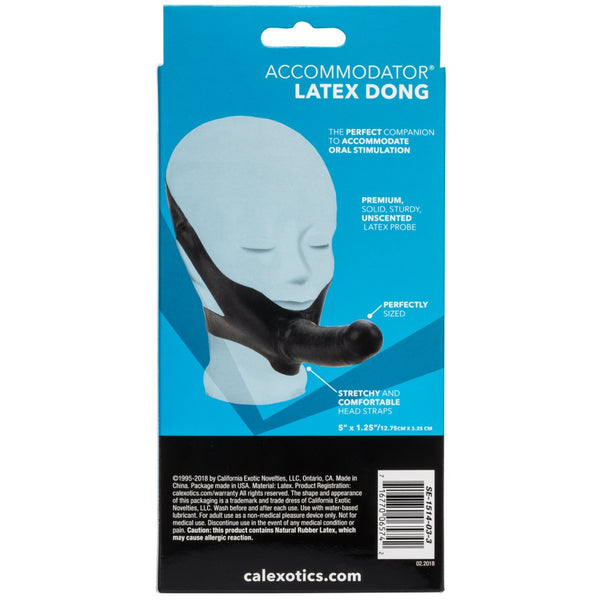 Extensions The "Original" Accommodator Latex Dong - Black