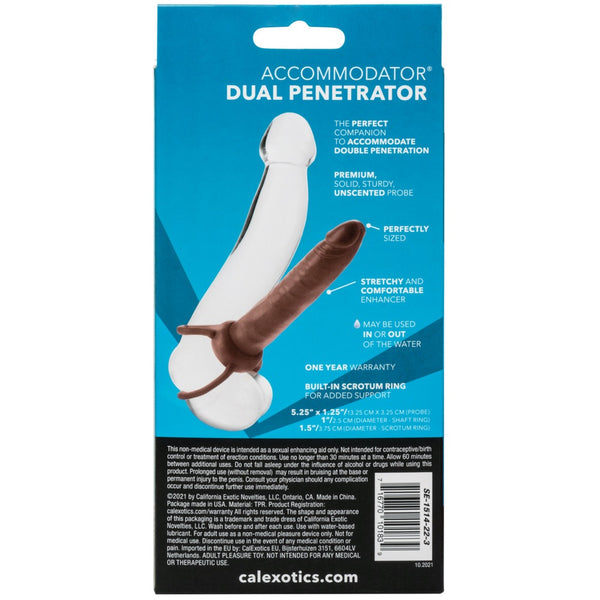 Extensions Accommodator Dual Penetrator - Brown