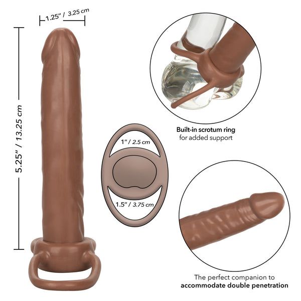 Extensions Accommodator Dual Penetrator - Brown