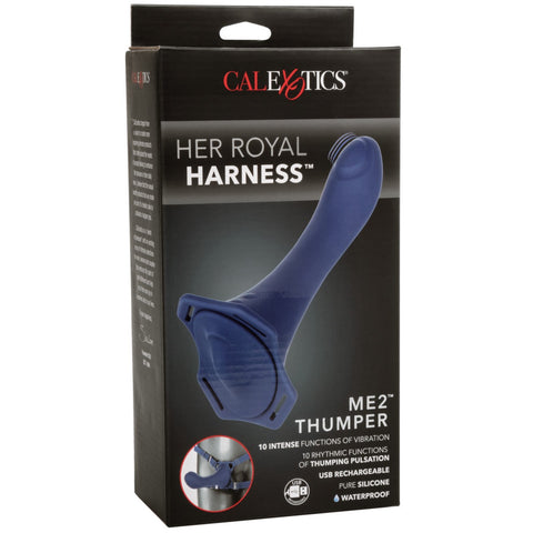 CalExotics Her Royal Harness ME2 Thumper Rechargeable Set - Extreme Toyz Singapore - https://extremetoyz.com.sg - Sex Toys and Lingerie Online Store - Bondage Gear / Vibrators / Electrosex Toys / Wireless Remote Control Vibes / Sexy Lingerie and Role Play / BDSM / Dungeon Furnitures / Dildos and Strap Ons &nbsp;/ Anal and Prostate Massagers / Anal Douche and Cleaning Aide / Delay Sprays and Gels / Lubricants and more...