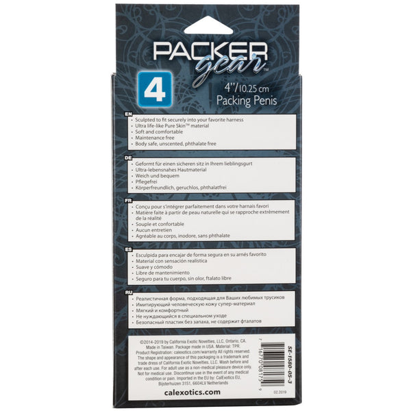 CalExotics Packer Gear 4" Packing Penis - Ivory - Extreme Toyz Singapore - https://extremetoyz.com.sg - Sex Toys and Lingerie Online Store - Bondage Gear / Vibrators / Electrosex Toys / Wireless Remote Control Vibes / Sexy Lingerie and Role Play / BDSM / Dungeon Furnitures / Dildos and Strap Ons &nbsp;/ Anal and Prostate Massagers / Anal Douche and Cleaning Aide / Delay Sprays and Gels / Lubricants and more...