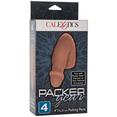 CalExotics Packer Gear 4" Packing Penis - Brown - Extreme Toyz Singapore - https://extremetoyz.com.sg - Sex Toys and Lingerie Online Store - Bondage Gear / Vibrators / Electrosex Toys / Wireless Remote Control Vibes / Sexy Lingerie and Role Play / BDSM / Dungeon Furnitures / Dildos and Strap Ons &nbsp;/ Anal and Prostate Massagers / Anal Douche and Cleaning Aide / Delay Sprays and Gels / Lubricants and more...