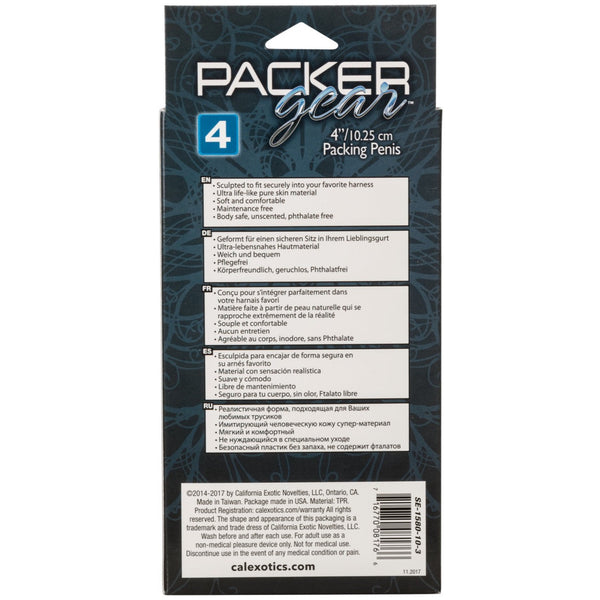 CalExotics Packer Gear 4" Packing Penis - Brown - Extreme Toyz Singapore - https://extremetoyz.com.sg - Sex Toys and Lingerie Online Store - Bondage Gear / Vibrators / Electrosex Toys / Wireless Remote Control Vibes / Sexy Lingerie and Role Play / BDSM / Dungeon Furnitures / Dildos and Strap Ons &nbsp;/ Anal and Prostate Massagers / Anal Douche and Cleaning Aide / Delay Sprays and Gels / Lubricants and more...