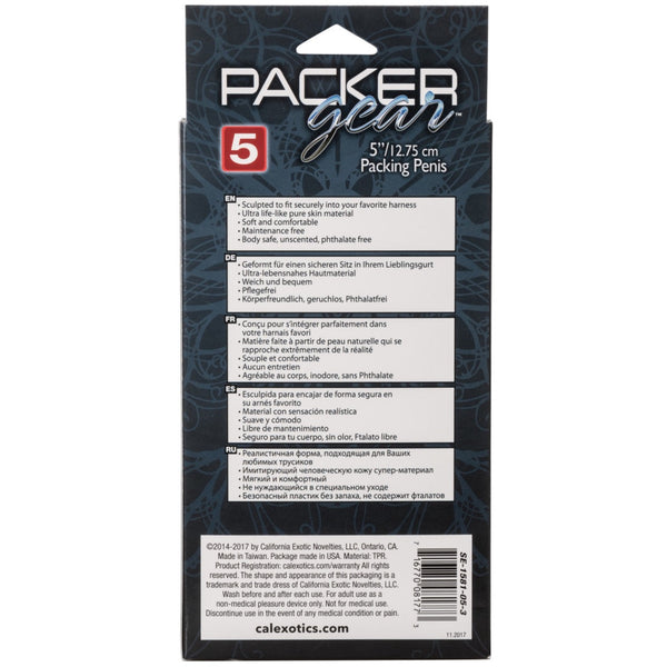 CalExotics Packer Gear 5" Packing Penis - Ivory - Extreme Toyz Singapore - https://extremetoyz.com.sg - Sex Toys and Lingerie Online Store - Bondage Gear / Vibrators / Electrosex Toys / Wireless Remote Control Vibes / Sexy Lingerie and Role Play / BDSM / Dungeon Furnitures / Dildos and Strap Ons &nbsp;/ Anal and Prostate Massagers / Anal Douche and Cleaning Aide / Delay Sprays and Gels / Lubricants and more...