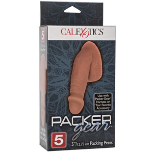 CalExotics Packer Gear 5" Packing Penis - Brown - Extreme Toyz Singapore - https://extremetoyz.com.sg - Sex Toys and Lingerie Online Store - Bondage Gear / Vibrators / Electrosex Toys / Wireless Remote Control Vibes / Sexy Lingerie and Role Play / BDSM / Dungeon Furnitures / Dildos and Strap Ons &nbsp;/ Anal and Prostate Massagers / Anal Douche and Cleaning Aide / Delay Sprays and Gels / Lubricants and more...