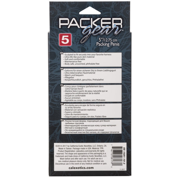 CalExotics Packer Gear 5" Packing Penis - Brown - Extreme Toyz Singapore - https://extremetoyz.com.sg - Sex Toys and Lingerie Online Store - Bondage Gear / Vibrators / Electrosex Toys / Wireless Remote Control Vibes / Sexy Lingerie and Role Play / BDSM / Dungeon Furnitures / Dildos and Strap Ons &nbsp;/ Anal and Prostate Massagers / Anal Douche and Cleaning Aide / Delay Sprays and Gels / Lubricants and more...