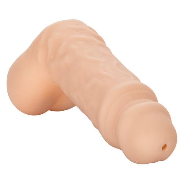 CalExotics Packer Gear 5" Silicone Hollow Packer with Stand To Pee Functionality - Ivory - Extreme Toyz Singapore - https://extremetoyz.com.sg - Sex Toys and Lingerie Online Store - Bondage Gear / Vibrators / Electrosex Toys / Wireless Remote Control Vibes / Sexy Lingerie and Role Play / BDSM / Dungeon Furnitures / Dildos and Strap Ons &nbsp;/ Anal and Prostate Massagers / Anal Douche and Cleaning Aide / Delay Sprays and Gels / Lubricants and more...