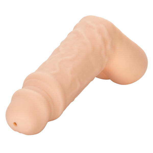 CalExotics Packer Gear 5" Silicone Hollow Packer with Stand To Pee Functionality - Ivory - Extreme Toyz Singapore - https://extremetoyz.com.sg - Sex Toys and Lingerie Online Store - Bondage Gear / Vibrators / Electrosex Toys / Wireless Remote Control Vibes / Sexy Lingerie and Role Play / BDSM / Dungeon Furnitures / Dildos and Strap Ons &nbsp;/ Anal and Prostate Massagers / Anal Douche and Cleaning Aide / Delay Sprays and Gels / Lubricants and more...