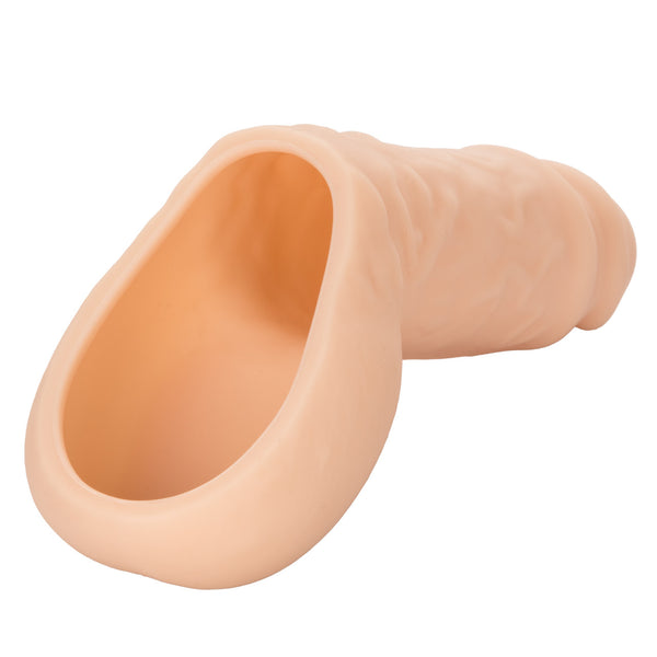 CalExotics Packer Gear 5" Silicone Hollow Packer with Stand To Pee Functionality - Ivory - Extreme Toyz Singapore - https://extremetoyz.com.sg - Sex Toys and Lingerie Online Store - Bondage Gear / Vibrators / Electrosex Toys / Wireless Remote Control Vibes / Sexy Lingerie and Role Play / BDSM / Dungeon Furnitures / Dildos and Strap Ons &nbsp;/ Anal and Prostate Massagers / Anal Douche and Cleaning Aide / Delay Sprays and Gels / Lubricants and more...