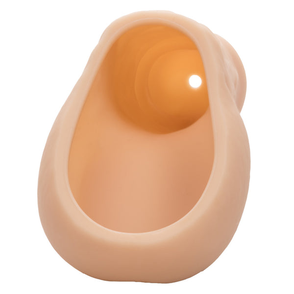 CalExotics Packer Gear 5" Silicone Hollow Packer with Stand To Pee Functionality - Ivory - Extreme Toyz Singapore - https://extremetoyz.com.sg - Sex Toys and Lingerie Online Store - Bondage Gear / Vibrators / Electrosex Toys / Wireless Remote Control Vibes / Sexy Lingerie and Role Play / BDSM / Dungeon Furnitures / Dildos and Strap Ons &nbsp;/ Anal and Prostate Massagers / Anal Douche and Cleaning Aide / Delay Sprays and Gels / Lubricants and more...