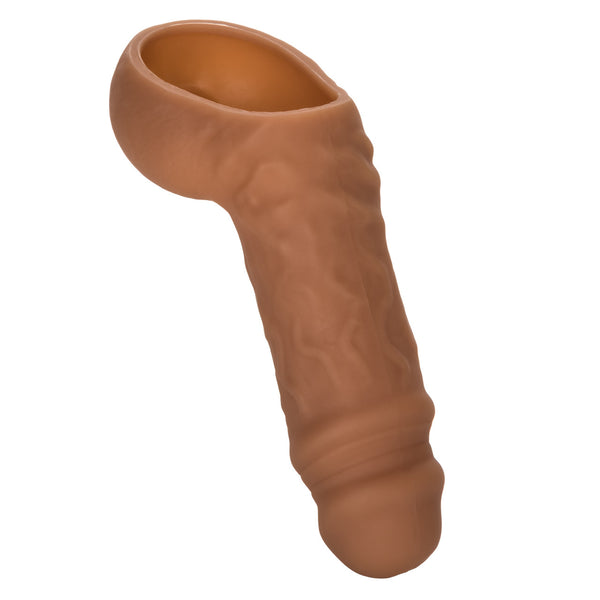 CalExotics Packer Gear 5" Silicone Hollow Packer with Stand To Pee Functionality - Brown - Extreme Toyz Singapore - https://extremetoyz.com.sg - Sex Toys and Lingerie Online Store - Bondage Gear / Vibrators / Electrosex Toys / Wireless Remote Control Vibes / Sexy Lingerie and Role Play / BDSM / Dungeon Furnitures / Dildos and Strap Ons &nbsp;/ Anal and Prostate Massagers / Anal Douche and Cleaning Aide / Delay Sprays and Gels / Lubricants and more...
