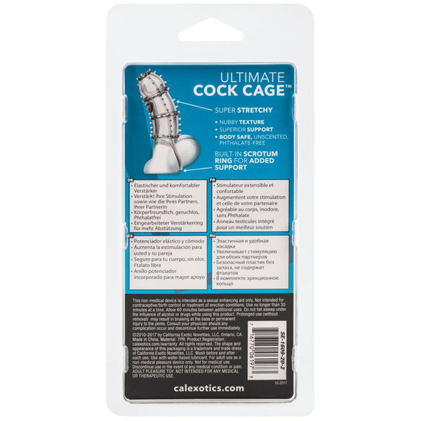 Extensions Ultimate Cock Cage - Clear