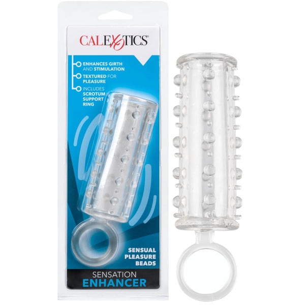 CalExotics Sensation Enhancer Extension Sleeve - Extreme Toyz Singapore - https://extremetoyz.com.sg - Sex Toys and Lingerie Online Store - Bondage Gear / Vibrators / Electrosex Toys / Wireless Remote Control Vibes / Sexy Lingerie and Role Play / BDSM / Dungeon Furnitures / Dildos and Strap Ons  / Anal and Prostate Massagers / Anal Douche and Cleaning Aide / Delay Sprays and Gels / Lubricants and more...