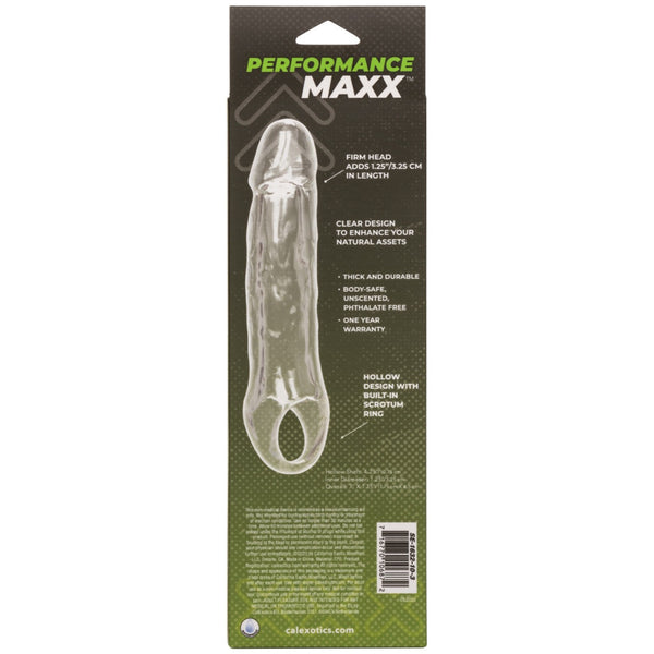 CalExotics Performance Maxx Clear Extension Sleeve - 5.5" - Extreme Toyz Singapore - https://extremetoyz.com.sg - Sex Toys and Lingerie Online Store - Bondage Gear / Vibrators / Electrosex Toys / Wireless Remote Control Vibes / Sexy Lingerie and Role Play / BDSM / Dungeon Furnitures / Dildos and Strap Ons &nbsp;/ Anal and Prostate Massagers / Anal Douche and Cleaning Aide / Delay Sprays and Gels / Lubricants and more...