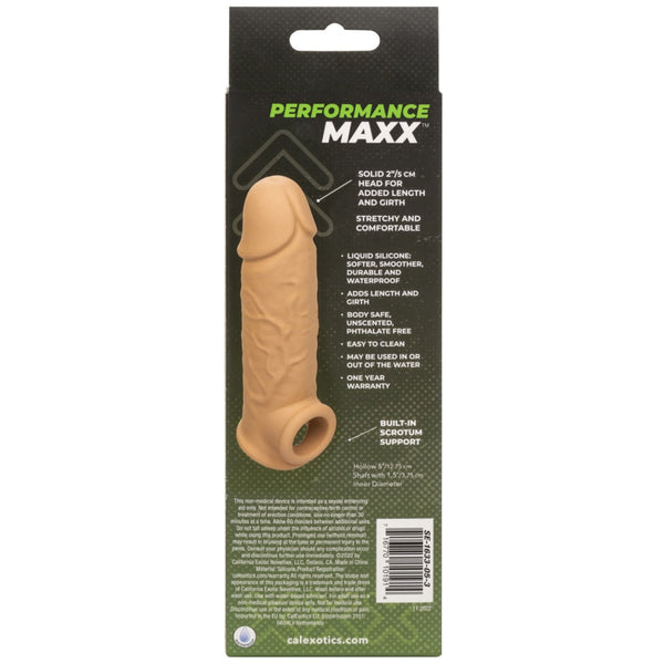 CalExotics Performance Maxx Life-Like 7” Silicone Extension - Ivory - Extreme Toyz Singapore - https://extremetoyz.com.sg - Sex Toys and Lingerie Online Store - Bondage Gear / Vibrators / Electrosex Toys / Wireless Remote Control Vibes / Sexy Lingerie and Role Play / BDSM / Dungeon Furnitures / Dildos and Strap Ons &nbsp;/ Anal and Prostate Massagers / Anal Douche and Cleaning Aide / Delay Sprays and Gels / Lubricants and more...