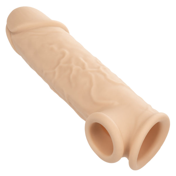 CalExotics Performance Maxx Life-Like 7” Silicone Extension - Ivory - Extreme Toyz Singapore - https://extremetoyz.com.sg - Sex Toys and Lingerie Online Store - Bondage Gear / Vibrators / Electrosex Toys / Wireless Remote Control Vibes / Sexy Lingerie and Role Play / BDSM / Dungeon Furnitures / Dildos and Strap Ons &nbsp;/ Anal and Prostate Massagers / Anal Douche and Cleaning Aide / Delay Sprays and Gels / Lubricants and more...