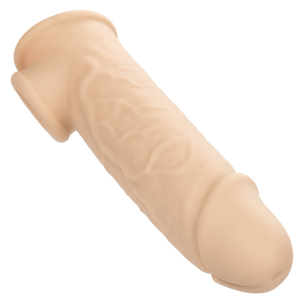 CalExotics Performance Maxx Life-Like 7” Silicone Extension - Ivory - Extreme Toyz Singapore - https://extremetoyz.com.sg - Sex Toys and Lingerie Online Store - Bondage Gear / Vibrators / Electrosex Toys / Wireless Remote Control Vibes / Sexy Lingerie and Role Play / BDSM / Dungeon Furnitures / Dildos and Strap Ons &nbsp;/ Anal and Prostate Massagers / Anal Douche and Cleaning Aide / Delay Sprays and Gels / Lubricants and more...