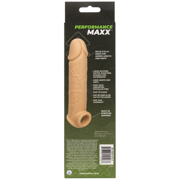 CalExotics Performance Maxx Life-Like 8” Silicone Extension - Ivory - Extreme Toyz Singapore - https://extremetoyz.com.sg - Sex Toys and Lingerie Online Store - Bondage Gear / Vibrators / Electrosex Toys / Wireless Remote Control Vibes / Sexy Lingerie and Role Play / BDSM / Dungeon Furnitures / Dildos and Strap Ons &nbsp;/ Anal and Prostate Massagers / Anal Douche and Cleaning Aide / Delay Sprays and Gels / Lubricants and more...