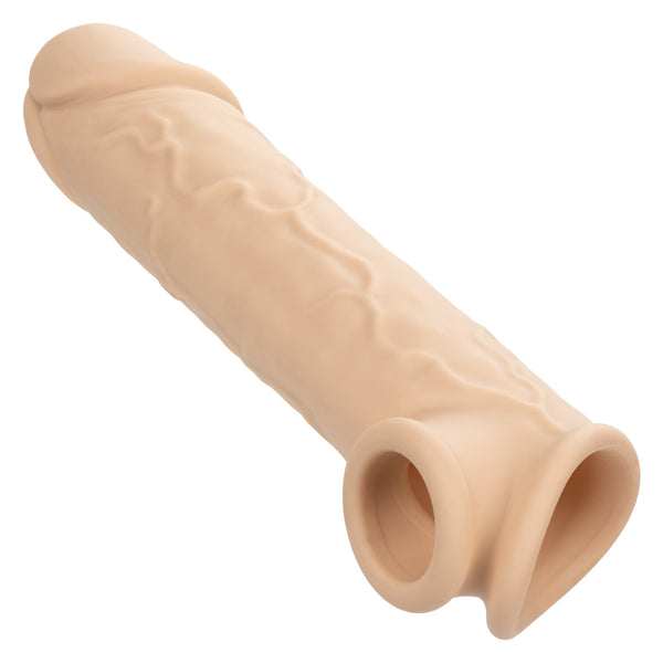 CalExotics Performance Maxx Life-Like 8” Silicone Extension - Ivory - Extreme Toyz Singapore - https://extremetoyz.com.sg - Sex Toys and Lingerie Online Store - Bondage Gear / Vibrators / Electrosex Toys / Wireless Remote Control Vibes / Sexy Lingerie and Role Play / BDSM / Dungeon Furnitures / Dildos and Strap Ons &nbsp;/ Anal and Prostate Massagers / Anal Douche and Cleaning Aide / Delay Sprays and Gels / Lubricants and more...