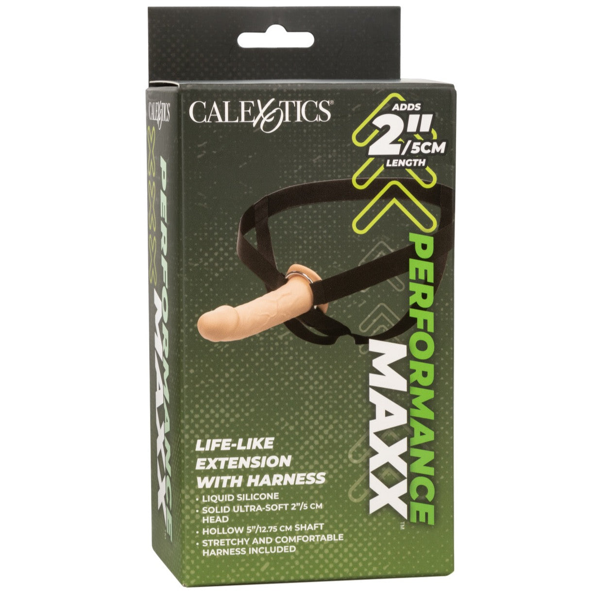 CalExotics Performance Maxx Life-Like Silicone Hollow Extension with Harness - Ivory - Extreme Toyz Singapore - https://extremetoyz.com.sg - Sex Toys and Lingerie Online Store - Bondage Gear / Vibrators / Electrosex Toys / Wireless Remote Control Vibes / Sexy Lingerie and Role Play / BDSM / Dungeon Furnitures / Dildos and Strap Ons &nbsp;/ Anal and Prostate Massagers / Anal Douche and Cleaning Aide / Delay Sprays and Gels / Lubricants and more...