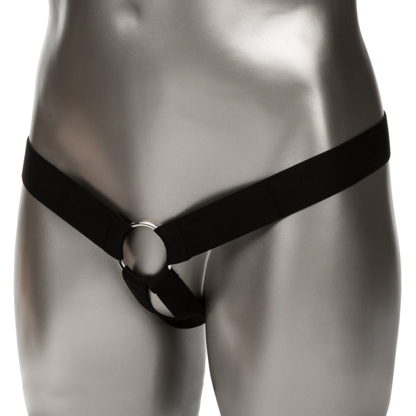 CalExotics Performance Maxx Life-Like Silicone Hollow Extension with Harness - Brown - Extreme Toyz Singapore - https://extremetoyz.com.sg - Sex Toys and Lingerie Online Store - Bondage Gear / Vibrators / Electrosex Toys / Wireless Remote Control Vibes / Sexy Lingerie and Role Play / BDSM / Dungeon Furnitures / Dildos and Strap Ons &nbsp;/ Anal and Prostate Massagers / Anal Douche and Cleaning Aide / Delay Sprays and Gels / Lubricants and more...