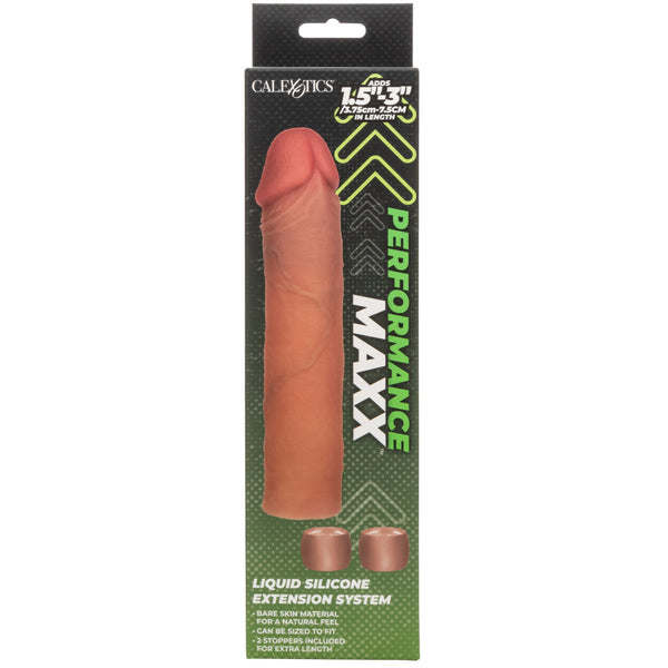 Performance Maxx Liquid Silicone Extension System - Brown
