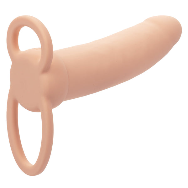 CalExotics Performance Maxx Rechargeable Silicone Thick Dual Penetrator - Ivory - Extreme Toyz Singapore - https://extremetoyz.com.sg - Sex Toys and Lingerie Online Store - Bondage Gear / Vibrators / Electrosex Toys / Wireless Remote Control Vibes / Sexy Lingerie and Role Play / BDSM / Dungeon Furnitures / Dildos and Strap Ons &nbsp;/ Anal and Prostate Massagers / Anal Douche and Cleaning Aide / Delay Sprays and Gels / Lubricants and more...