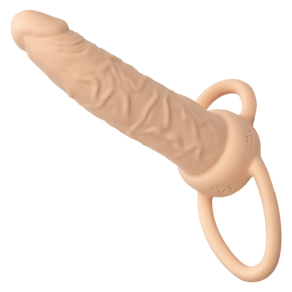 CalExotics Performance Maxx Rechargeable Silicone Dual Penetrator - Ivory - Extreme Toyz Singapore - https://extremetoyz.com.sg - Sex Toys and Lingerie Online Store - Bondage Gear / Vibrators / Electrosex Toys / Wireless Remote Control Vibes / Sexy Lingerie and Role Play / BDSM / Dungeon Furnitures / Dildos and Strap Ons &nbsp;/ Anal and Prostate Massagers / Anal Douche and Cleaning Aide / Delay Sprays and Gels / Lubricants and more...