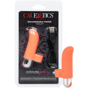 CalExotics Intimate Play Rechargeable Finger Tickler - Extreme Toyz Singapore - https://extremetoyz.com.sg - Sex Toys and Lingerie Online Store - Bondage Gear / Vibrators / Electrosex Toys / Wireless Remote Control Vibes / Sexy Lingerie and Role Play / BDSM / Dungeon Furnitures / Dildos and Strap Ons &nbsp;/ Anal and Prostate Massagers / Anal Douche and Cleaning Aide / Delay Sprays and Gels / Lubricants and more...