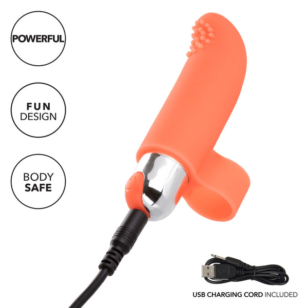 CalExotics Intimate Play Rechargeable Finger Tickler - Extreme Toyz Singapore - https://extremetoyz.com.sg - Sex Toys and Lingerie Online Store - Bondage Gear / Vibrators / Electrosex Toys / Wireless Remote Control Vibes / Sexy Lingerie and Role Play / BDSM / Dungeon Furnitures / Dildos and Strap Ons &nbsp;/ Anal and Prostate Massagers / Anal Douche and Cleaning Aide / Delay Sprays and Gels / Lubricants and more...