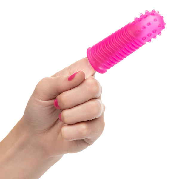 CalExotics Intimate Play Finger Tingler - Pink - Extreme Toyz Singapore - https://extremetoyz.com.sg - Sex Toys and Lingerie Online Store - Bondage Gear / Vibrators / Electrosex Toys / Wireless Remote Control Vibes / Sexy Lingerie and Role Play / BDSM / Dungeon Furnitures / Dildos and Strap Ons &nbsp;/ Anal and Prostate Massagers / Anal Douche and Cleaning Aide / Delay Sprays and Gels / Lubricants and more...