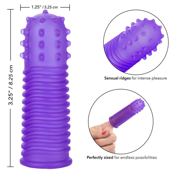 CalExotics Intimate Play Finger Tingler - Purple - Extreme Toyz Singapore - https://extremetoyz.com.sg - Sex Toys and Lingerie Online Store - Bondage Gear / Vibrators / Electrosex Toys / Wireless Remote Control Vibes / Sexy Lingerie and Role Play / BDSM / Dungeon Furnitures / Dildos and Strap Ons &nbsp;/ Anal and Prostate Massagers / Anal Douche and Cleaning Aide / Delay Sprays and Gels / Lubricants and more...