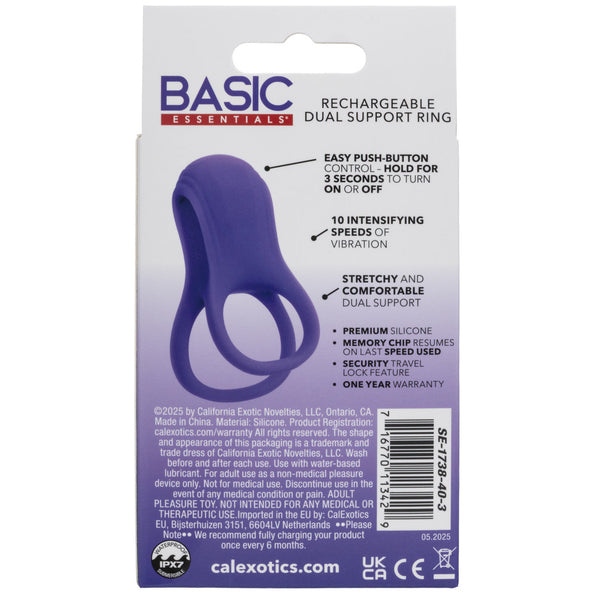 Basic Essentials Rechargeable Dual Support Ring