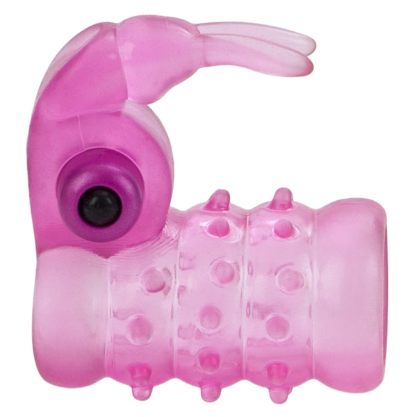 CalExotics Basic Essentials Stretchy Vibrating Bunny Enhancer - Extreme Toyz Singapore - https://extremetoyz.com.sg - Sex Toys and Lingerie Online Store - Bondage Gear / Vibrators / Electrosex Toys / Wireless Remote Control Vibes / Sexy Lingerie and Role Play / BDSM / Dungeon Furnitures / Dildos and Strap Ons &nbsp;/ Anal and Prostate Massagers / Anal Douche and Cleaning Aide / Delay Sprays and Gels / Lubricants and more...