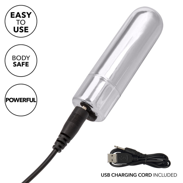Basic Essentials Rechargeable Stretchy Vibrating Bunny Enhancer