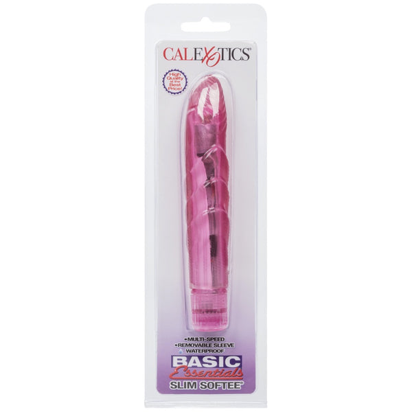 CalExotics Basic Essentials Slim Softee Vibrator - Extreme Toyz Singapore - https://extremetoyz.com.sg - Sex Toys and Lingerie Online Store