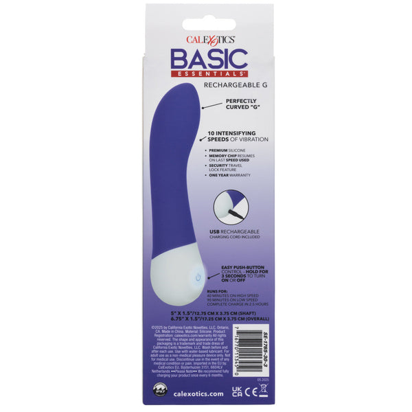 Basic Essentials Rechargeable G