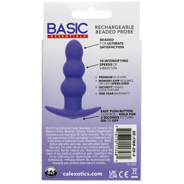 Basic Essentials Rechargeable Beaded Probe