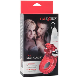 CalExotics Couple's Enhancers The Matador Vibrating Cock Ring - Extreme Toyz Singapore - https://extremetoyz.com.sg - Sex Toys and Lingerie Online Store - Bondage Gear / Vibrators / Electrosex Toys / Wireless Remote Control Vibes / Sexy Lingerie and Role Play / BDSM / Dungeon Furnitures / Dildos and Strap Ons &nbsp;/ Anal and Prostate Massagers / Anal Douche and Cleaning Aide / Delay Sprays and Gels / Lubricants and more...