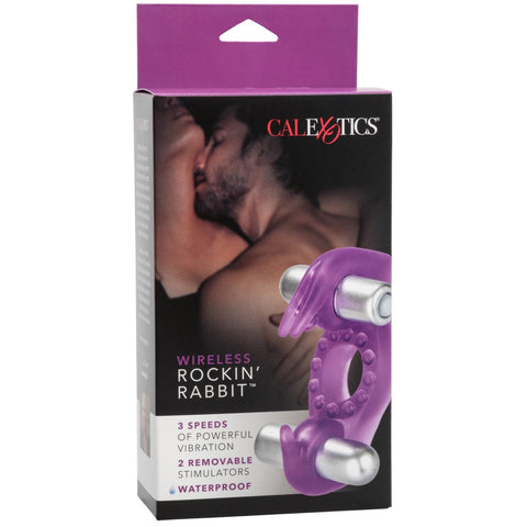 CalExotics Couple's Enhancers Wireless Rockin' Rabbit Vibrating Cock Ring - Extreme Toyz Singapore - https://extremetoyz.com.sg - Sex Toys and Lingerie Online Store - Bondage Gear / Vibrators / Electrosex Toys / Wireless Remote Control Vibes / Sexy Lingerie and Role Play / BDSM / Dungeon Furnitures / Dildos and Strap Ons &nbsp;/ Anal and Prostate Massagers / Anal Douche and Cleaning Aide / Delay Sprays and Gels / Lubricants and more...