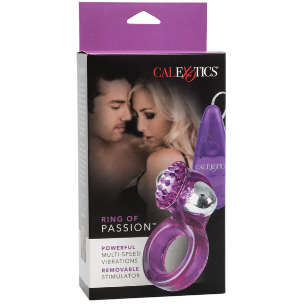 CalExotics Couple's Enhancers Ring Of Passion Vibrating Cock Ring - Extreme Toyz Singapore - https://extremetoyz.com.sg - Sex Toys and Lingerie Online Store - Bondage Gear / Vibrators / Electrosex Toys / Wireless Remote Control Vibes / Sexy Lingerie and Role Play / BDSM / Dungeon Furnitures / Dildos and Strap Ons &nbsp;/ Anal and Prostate Massagers / Anal Douche and Cleaning Aide / Delay Sprays and Gels / Lubricants and more...