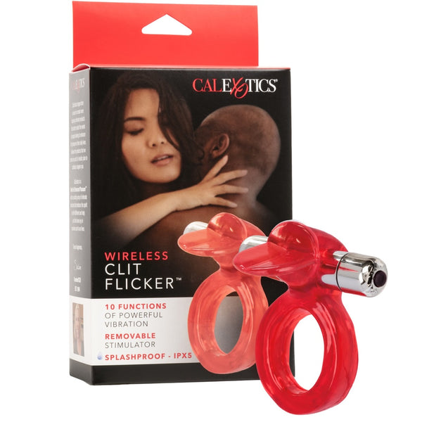 Couple's Enhancers Wireless Clit Flicker Vibrating Cock Ring