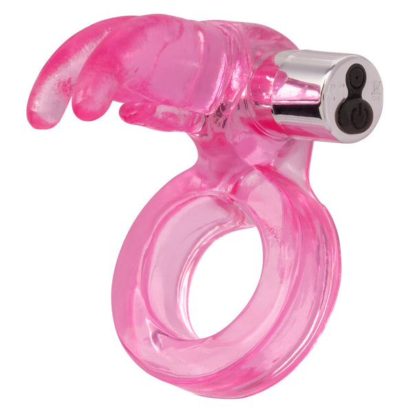 Couple's Enhancers Triple Clit Flicker Rechargeable Vibrating Cock Ring