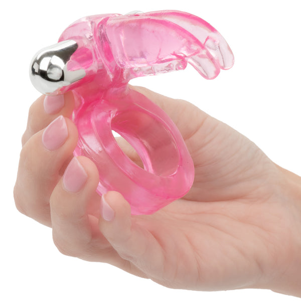 Couple's Enhancers Triple Clit Flicker Rechargeable Vibrating Cock Ring