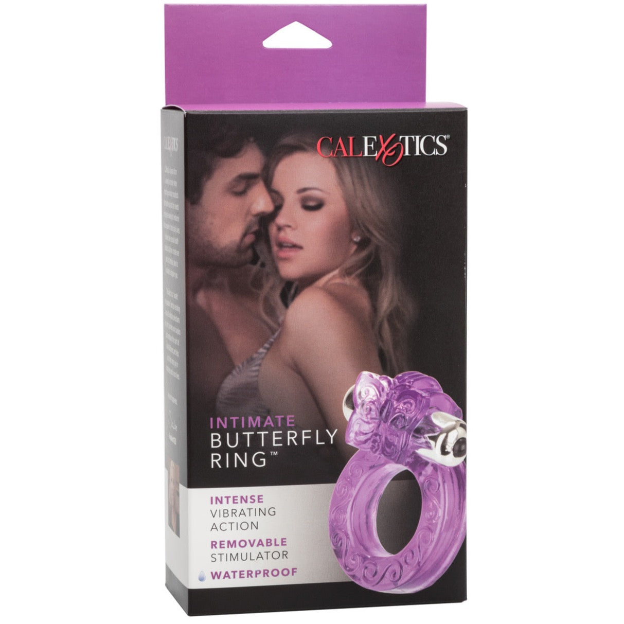 CalExotics Couple's Enhancers Intimate Butterfly Vibrating Cock Ring - Extreme Toyz Singapore - https://extremetoyz.com.sg - Sex Toys and Lingerie Online Store - Bondage Gear / Vibrators / Electrosex Toys / Wireless Remote Control Vibes / Sexy Lingerie and Role Play / BDSM / Dungeon Furnitures / Dildos and Strap Ons &nbsp;/ Anal and Prostate Massagers / Anal Douche and Cleaning Aide / Delay Sprays and Gels / Lubricants and more...