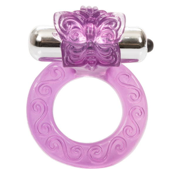 CalExotics Couple's Enhancers Intimate Butterfly Vibrating Cock Ring - Extreme Toyz Singapore - https://extremetoyz.com.sg - Sex Toys and Lingerie Online Store - Bondage Gear / Vibrators / Electrosex Toys / Wireless Remote Control Vibes / Sexy Lingerie and Role Play / BDSM / Dungeon Furnitures / Dildos and Strap Ons &nbsp;/ Anal and Prostate Massagers / Anal Douche and Cleaning Aide / Delay Sprays and Gels / Lubricants and more...