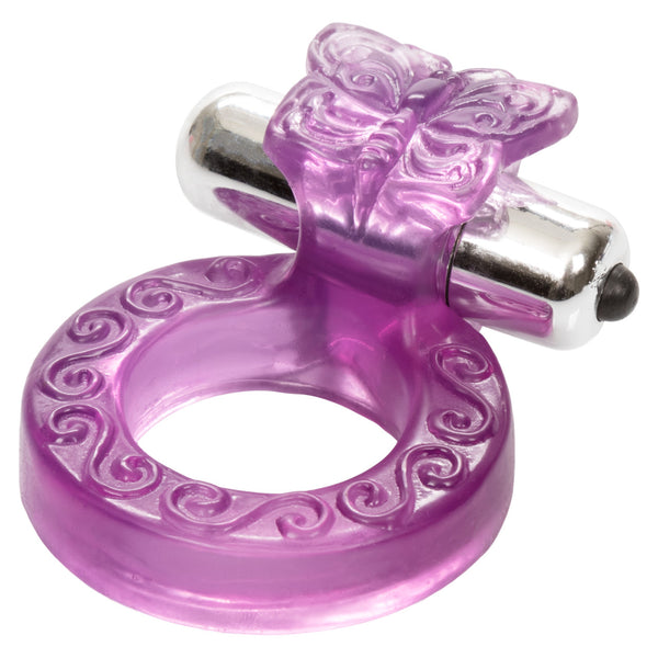 CalExotics Couple's Enhancers Intimate Butterfly Vibrating Cock Ring - Extreme Toyz Singapore - https://extremetoyz.com.sg - Sex Toys and Lingerie Online Store - Bondage Gear / Vibrators / Electrosex Toys / Wireless Remote Control Vibes / Sexy Lingerie and Role Play / BDSM / Dungeon Furnitures / Dildos and Strap Ons &nbsp;/ Anal and Prostate Massagers / Anal Douche and Cleaning Aide / Delay Sprays and Gels / Lubricants and more...