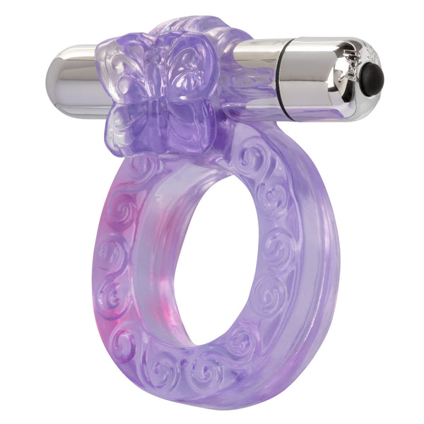 Couple's Enhancers Intimate Butterfly Vibrating Cock Ring