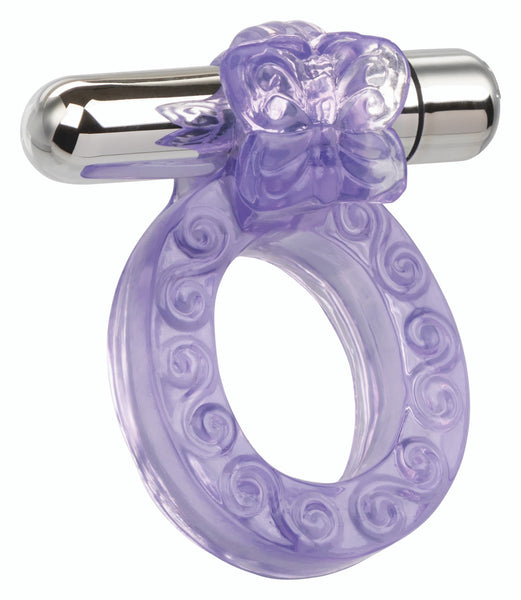 Couple's Enhancers Intimate Butterfly Vibrating Cock Ring