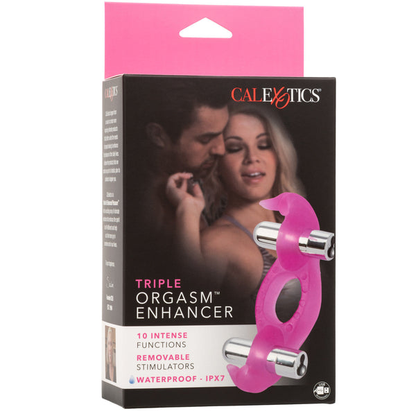 Couple's Enhancers Triple Orgasm Enhancer Rechargeable Vibrating Cock Ring
